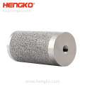 Hengko 50-90 micras en polvo de polvo sinterizado cartuchos de filtro de metal sinterizado de acero inoxidable para separación de líquidos de gas